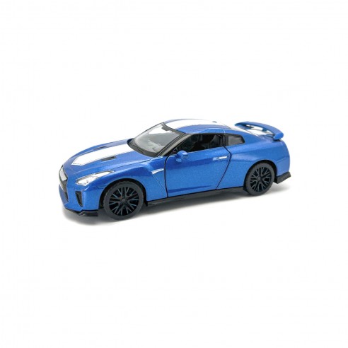 NISSAN GT-R 1:32 PULLBACK BLUE D00380