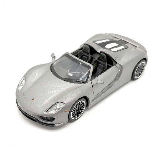 PORSCHE 918 SPYDER 1:32 PULLBACK GREY...