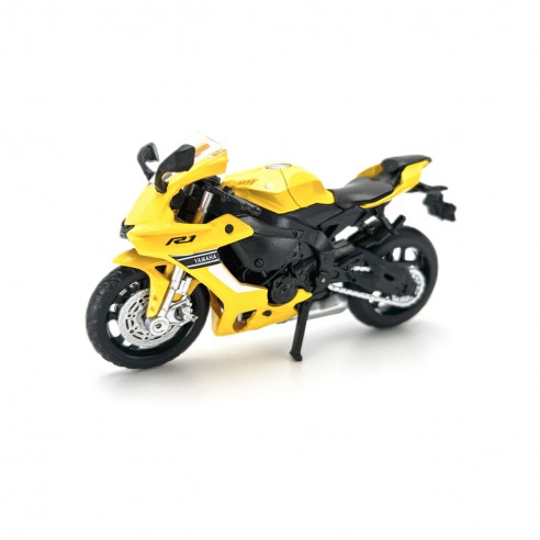 YAMAHA YZF-R1 1:18 PULLBACK YELLOW...