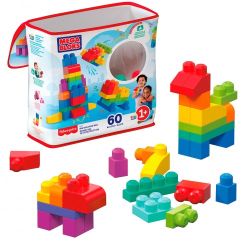 BOLSA CLÁSICA 60 PIEZAS FISHER PRICE...