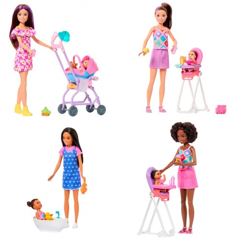 ASSORTED BARBIE SKIPPER DOLL JKC16...