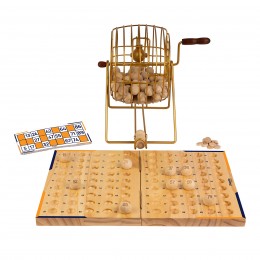 DELUXE WOODEN BINGO SET D00328 2