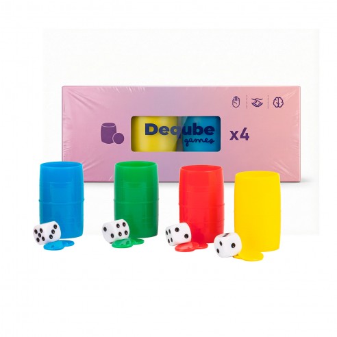 ACC. PARCHÍS PLÁSTICO 4 JUGADORES D00434