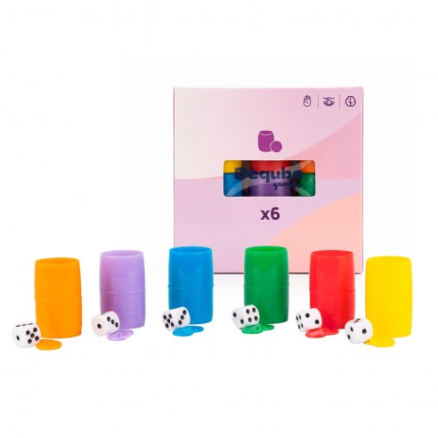 ACC. PLASTIC PARCHÍS SET FOR 6...