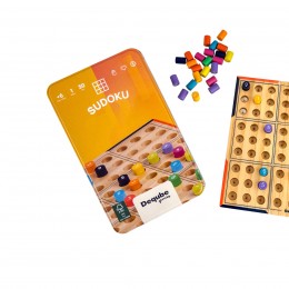 WOODEN SUDOKU IN A METAL... 2