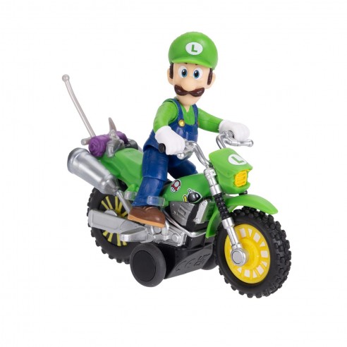 FIGURA LUIGI CON VEHÍCULO SUPER MARIO...