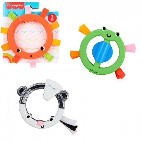 ASSORTED ANIMAL RATTLES JKW53 FISHER...