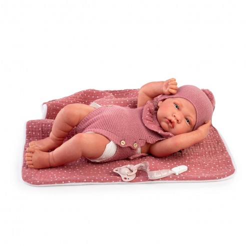 MUÑECA DULCE REBORN LUI MANTITA NIÑA...