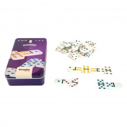 DOMINO DOBLE 6 CAJA METAL...