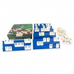 RUMMY 6-PLAYER METAL BOX...