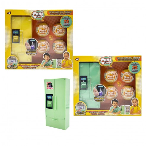 MINI WORLD REFRIGERATOR SET WITH 4...