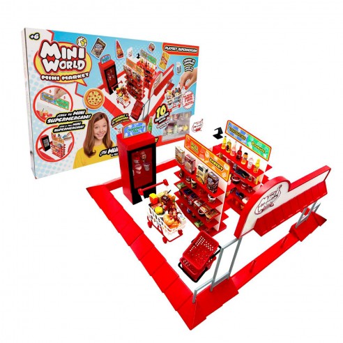 MINI WORLD SUPERMARKET PLAYSET...
