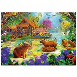 500-PIECE CAPYBARA VILLAGE... 2