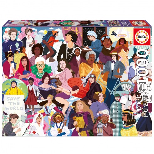1,000-PIECE PUZZLE: ICONIC WOMEN...