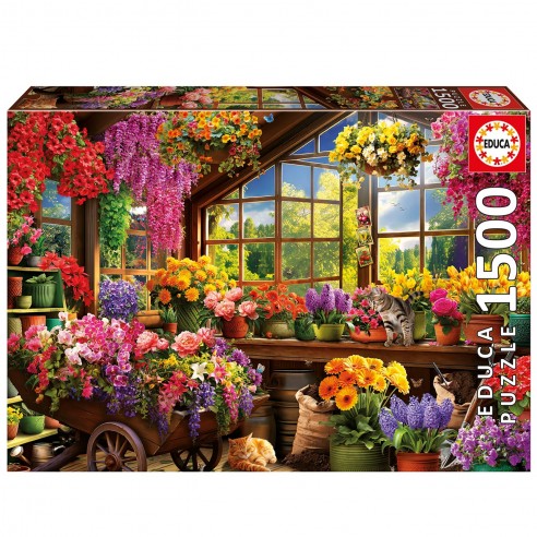 1500-PIECE GARDEN SHED PUZZLE 20567...