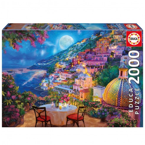 PUZZLE 2000 CITA NOCTURNA EN POSITANO...