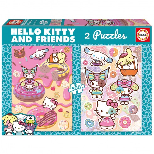 2X500 HELLO KITTY PUZZLE 20587 EDUCA