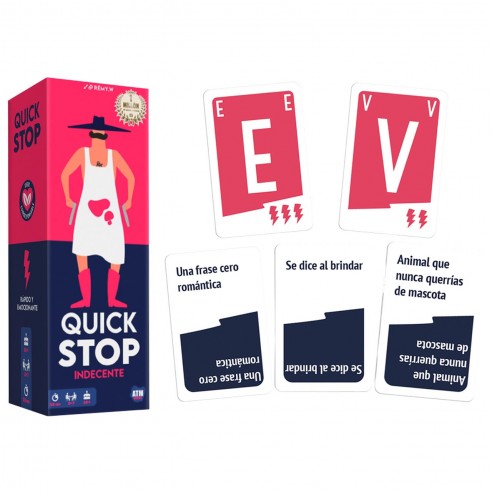 QUICK STOP INDECENT LCQS02EN ASMODEE