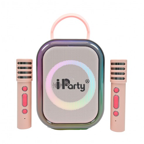 PINK KARAOKE WITH MICROPHONES...