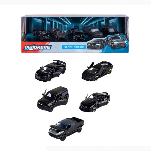 GIFTPACK 5 COCHES NEGROS 8502005000...