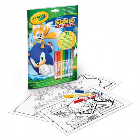 SONIC ACTIVITY AND COLORING BOOK...