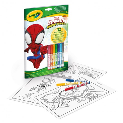 LIBRO ACTIVIDADES Y COLOREAR SPIDEY...