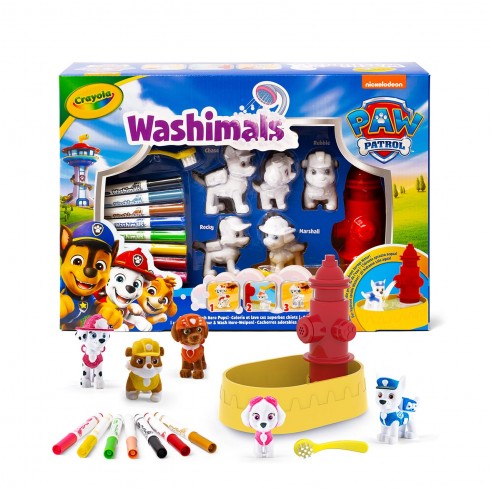 WASHIMALS SET 5 MASCOTAS PATRULLA...