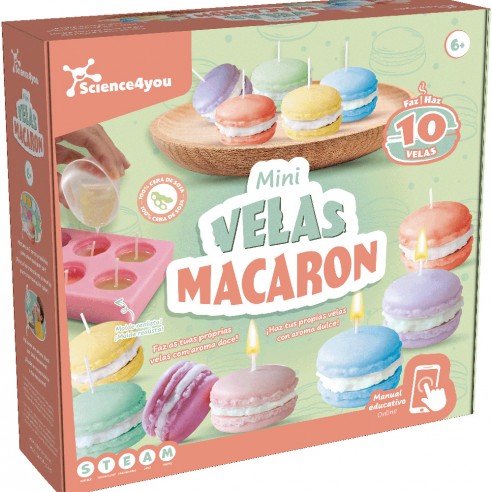 MINI VELAS MACARON 80005261 SCIENCE4YOU