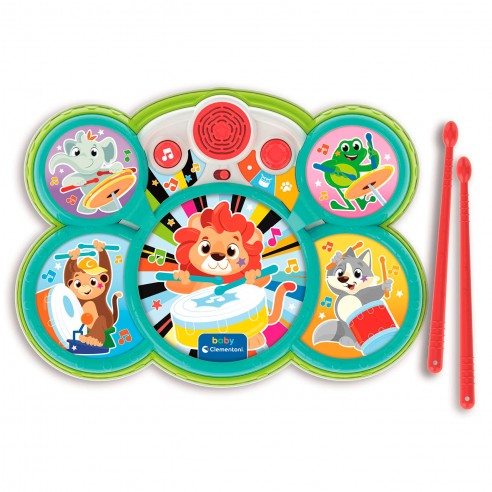 ANIMAL DRUM SET 17598 BABY CLEMENTONI
