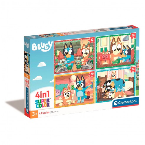 BLUEY 21530 4-IN-1 PROGRESSIVE PUZZLE...