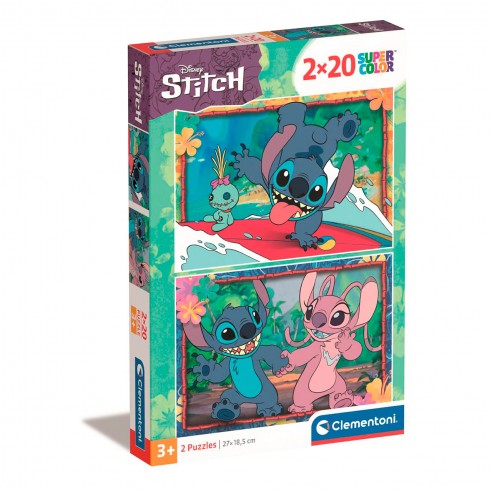 PUZZLE 2X20 STITCH 24809 CLEMENTONI