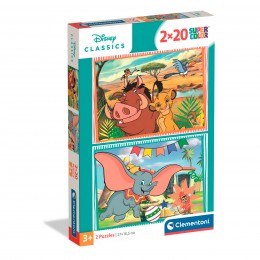 PUZZLE 2X20 DISNEY CLASSIC...