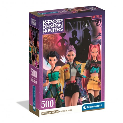 500-PIECE K-POP DEMON HUNTERS PUZZLE...