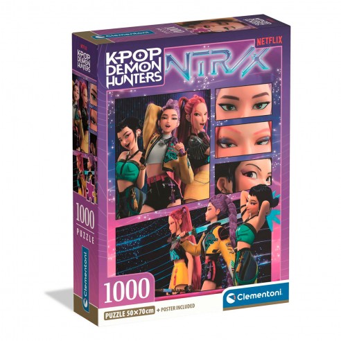 1000-PIECE K-POP DEMON HUNTERS PUZZLE...