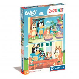 PUZZLE 2X20 BLUEY 24807...