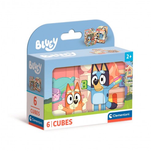 CUBOS 6 BLUEY 40662 CLEMENTONI