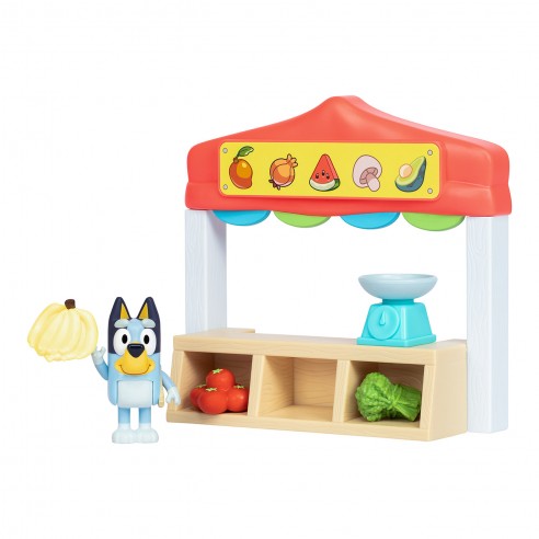 FRUIT AND VEGETABLE MARKET SET BLUEY...