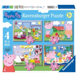 PUZZLE 4 FORMAS PEPPA PIG...