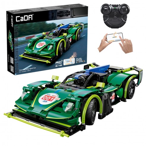 EMERALD DEITY SPORT CAR, 359 PIECES,...