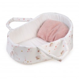 PINK AND WHITE BASKET WITH...