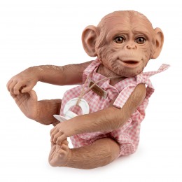 MUÑECA MONO REBORN PELELE...