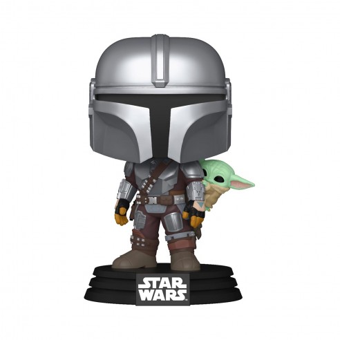 FUNKO POP! THE MANDALORIAN WITH GROGU...