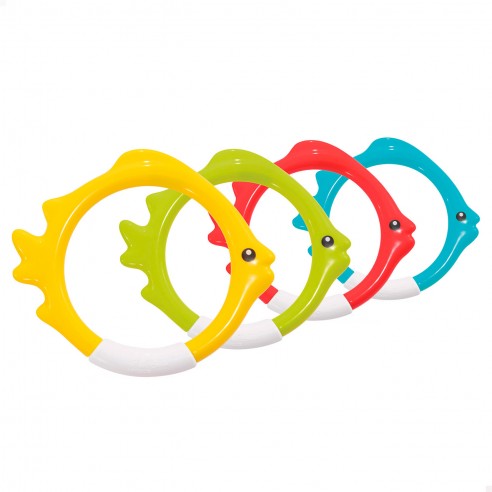 UNDERWATER FISH RINGS 4 COLORS 55507...