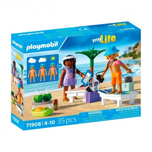 PAREJA EN LA PLAYA 71908 PLAYMOBIL