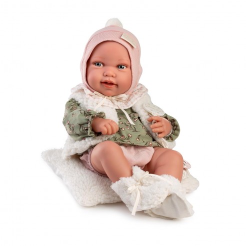 NEWBORN DOLL WITH PIPE AND VEST 50430...