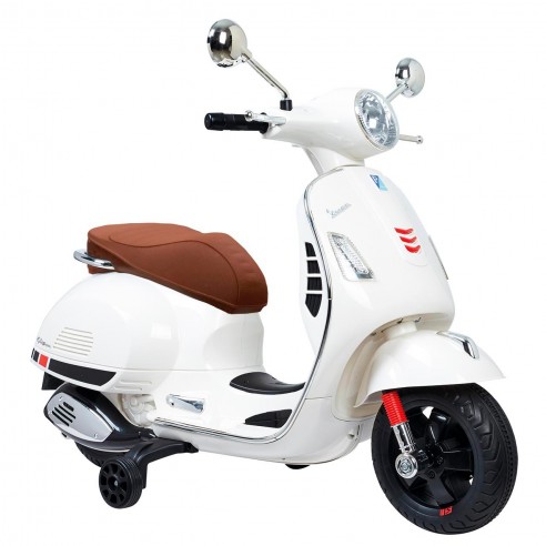 VESPA GTS 12V BLANCA LICENCIA TACHAN