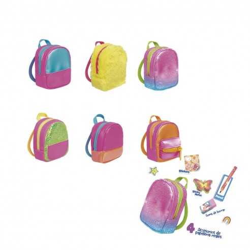REAL LITTLES MOCHILA NEON SURTIDAS...