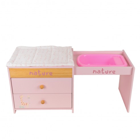 3-IN-1 CHANGING TABLE WITH BATHTUB...