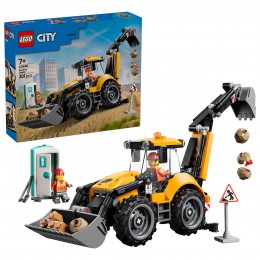 LEGO CITY YELLOW BACKHOE...