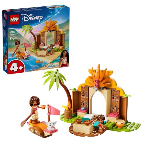 VILLAGE HOUSE AND VAIANA BOAT 43282 LEGO